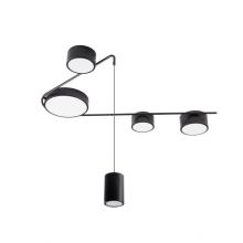 Zumaia oprawa wisząca led 32W 3000K 2560lm czarna
